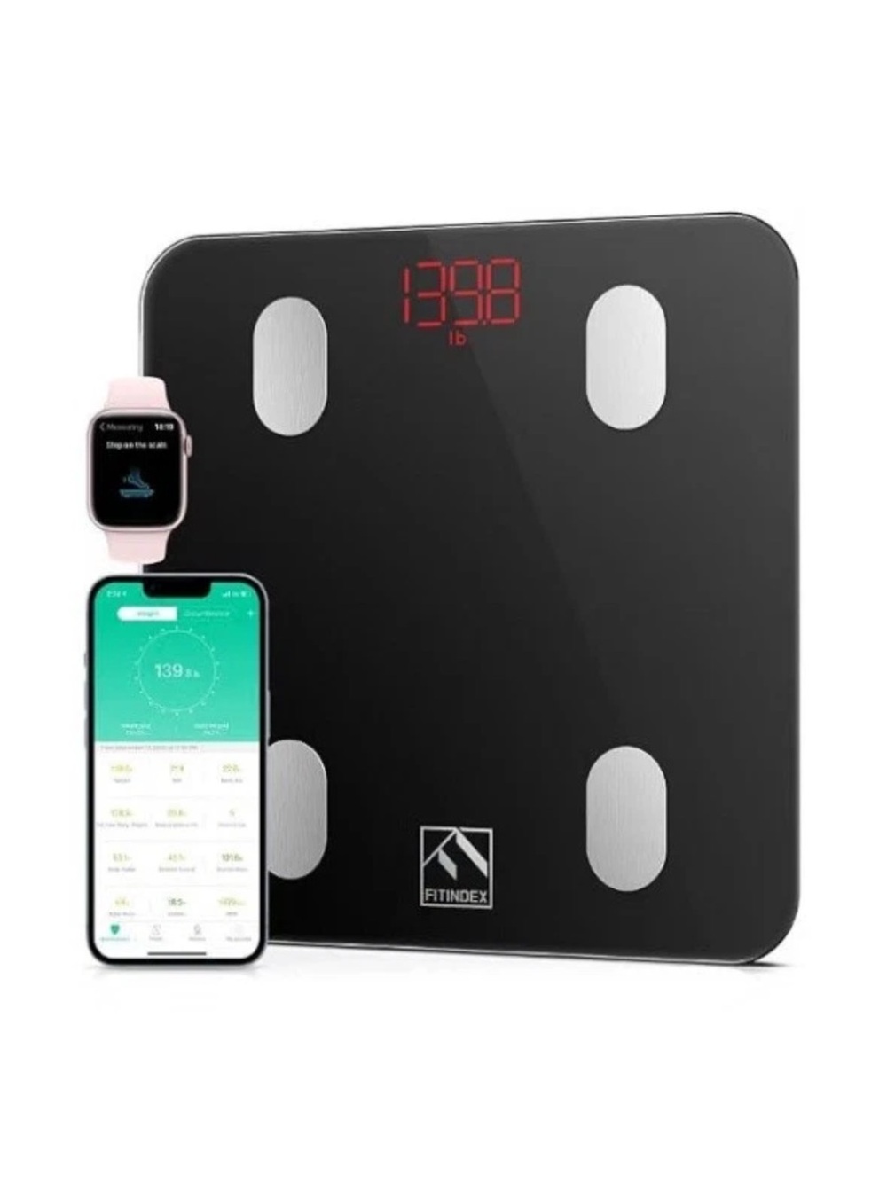 Fitindex body composition scale smart scale new